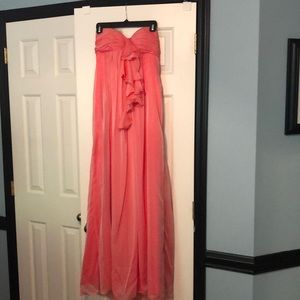 Strapless prom dress